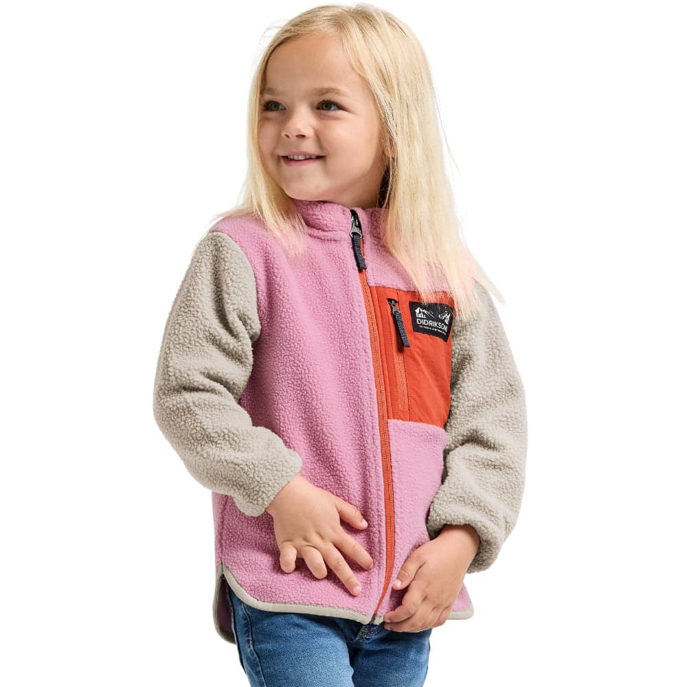 Anten Kids Fullzip Light Heather Pink, view: 2