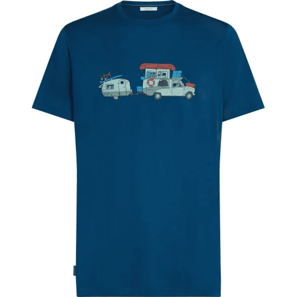 M's Merino 150 Tech Lite Ss Tee Transportage Atlantis, view: 0