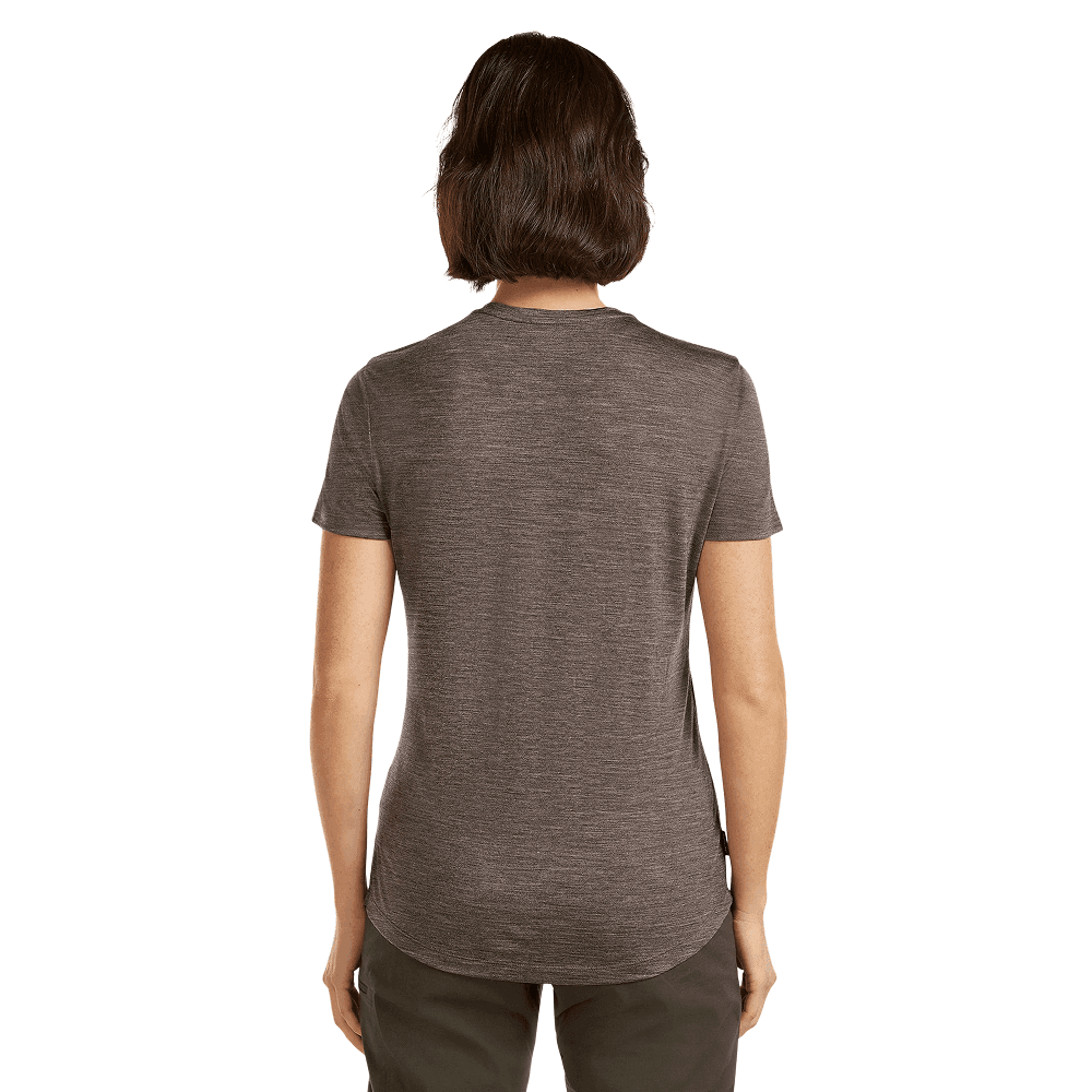 W's Merino 125 Cool-Lite Sphere Iii Ss Tee Bittersweet Heather, view: 3