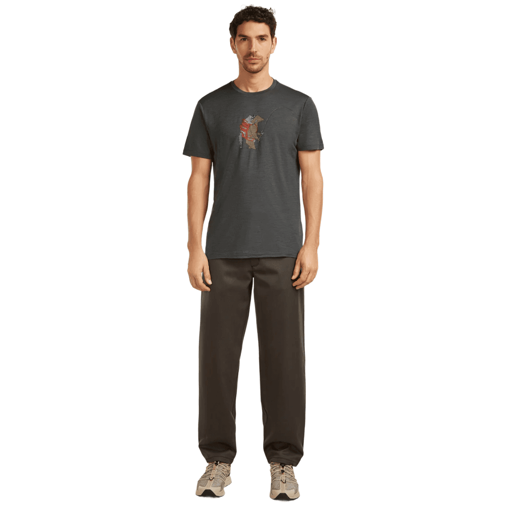 M's Merino 150 Tech Lite Ss Tee Bear Catch Flagstone Bear Catch Flagstone Flagstone, view: 2