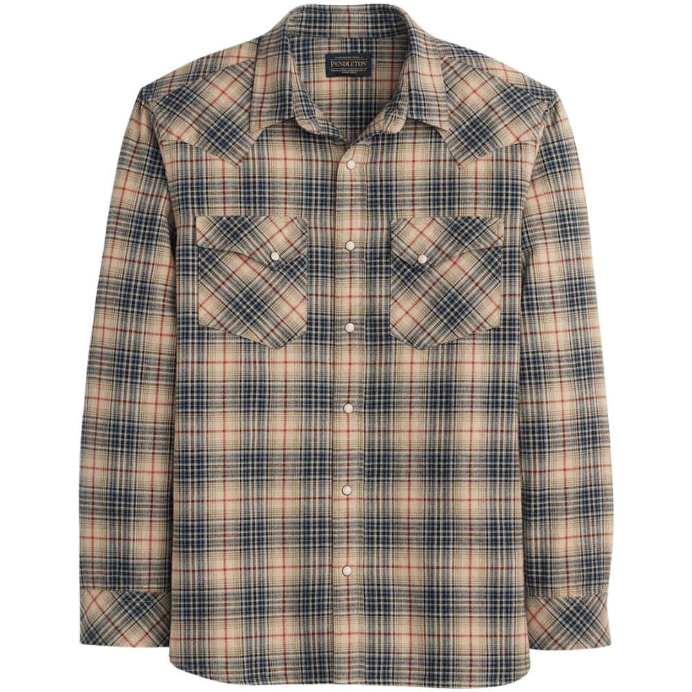 M's Wyatt Shirt Natural Multi Plaid, view: 0