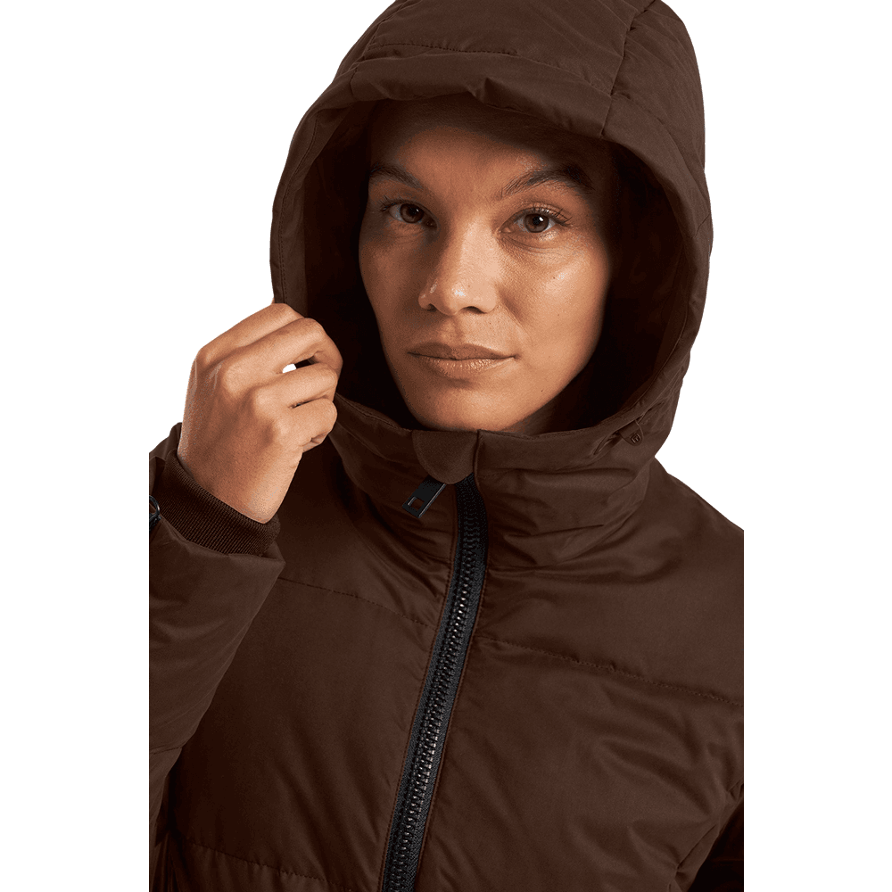 W's Shanna Down Coat Brown, view: 2