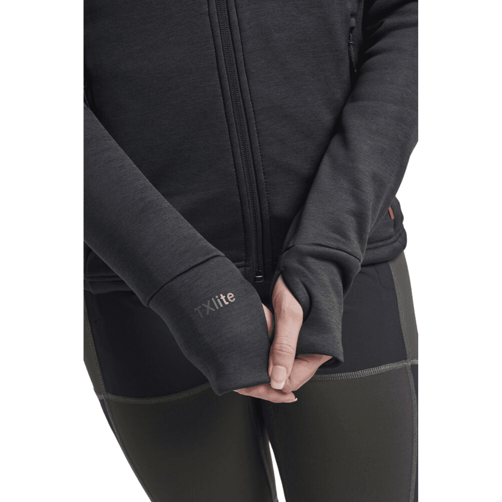 W's TXlite Hoodie Zip Black, view: 3