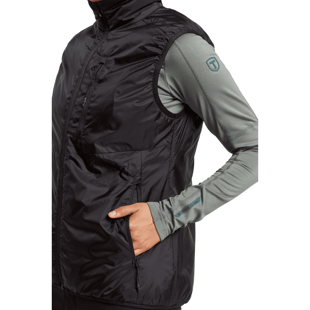 W's TXlite Core Puffer Vest Black, view: 2