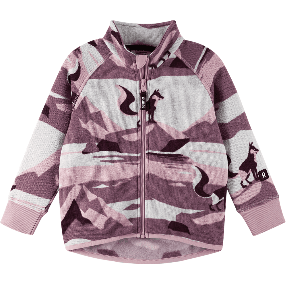 Fleece Sweater Ornament Kids Deep Purple, view: 0