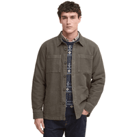 M's Regular Moleskin Overshirt Dark Olive - view: 3