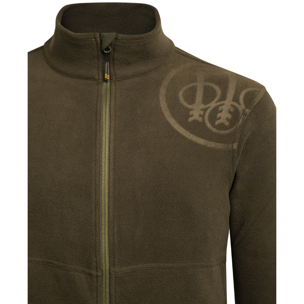 M's HP Logo Full Zip Green Moss, view: 2