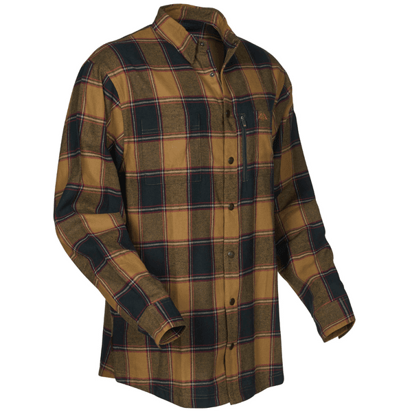 M's Crest Cotton Shirt Dark Sand, view: 0