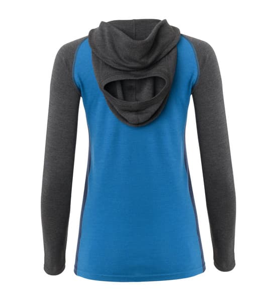 WarmWool hoodsweater V2 W's Marengo / Corsair / Navy Blazer, view: 1