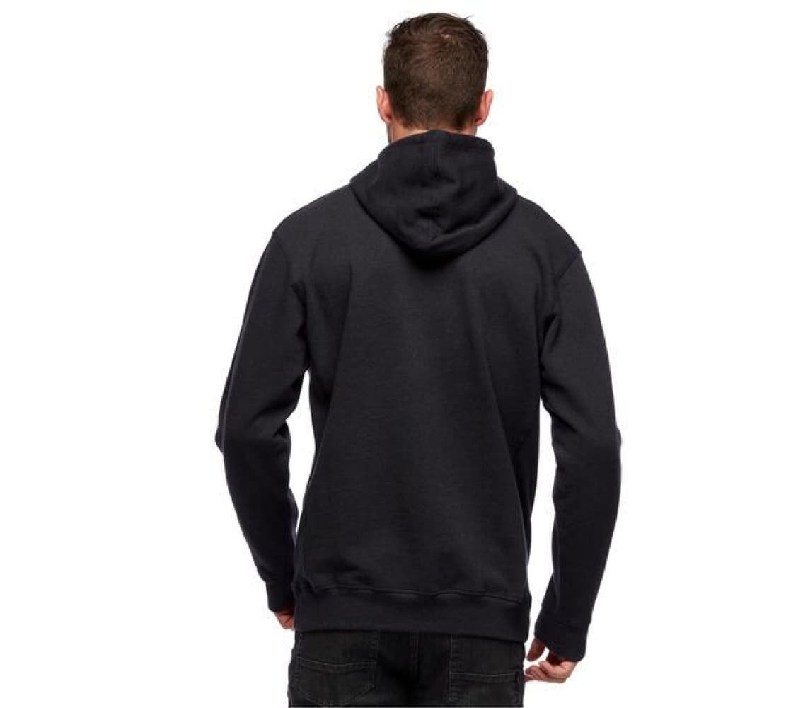 Stacked Logo Hoody Black Heather, view: 1
