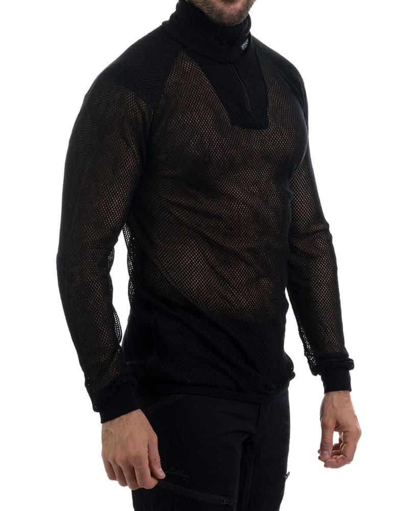 Wool Thermo Zip Black, view: 2