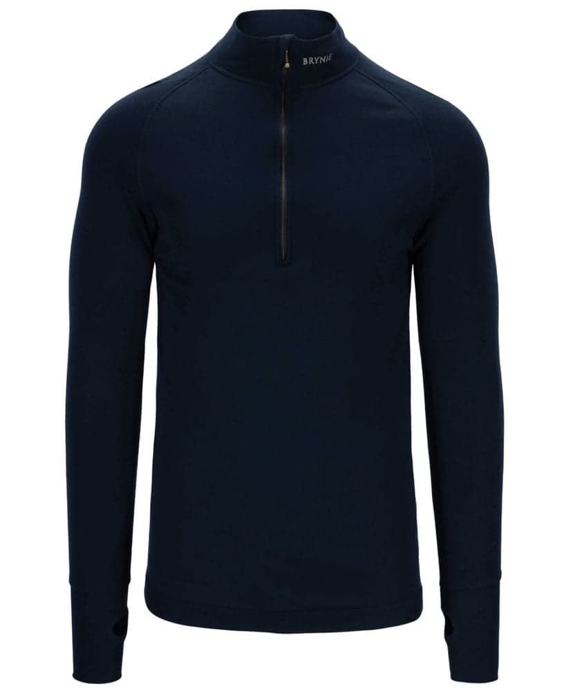 Arctic Zip-polo 3/4 neck w/inlay Navy, view: 0