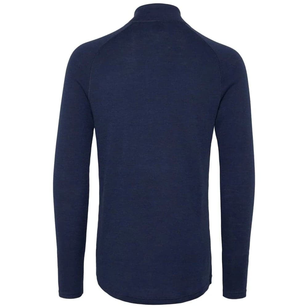 Geo Merino Wool Halfzip Navy, view: 1