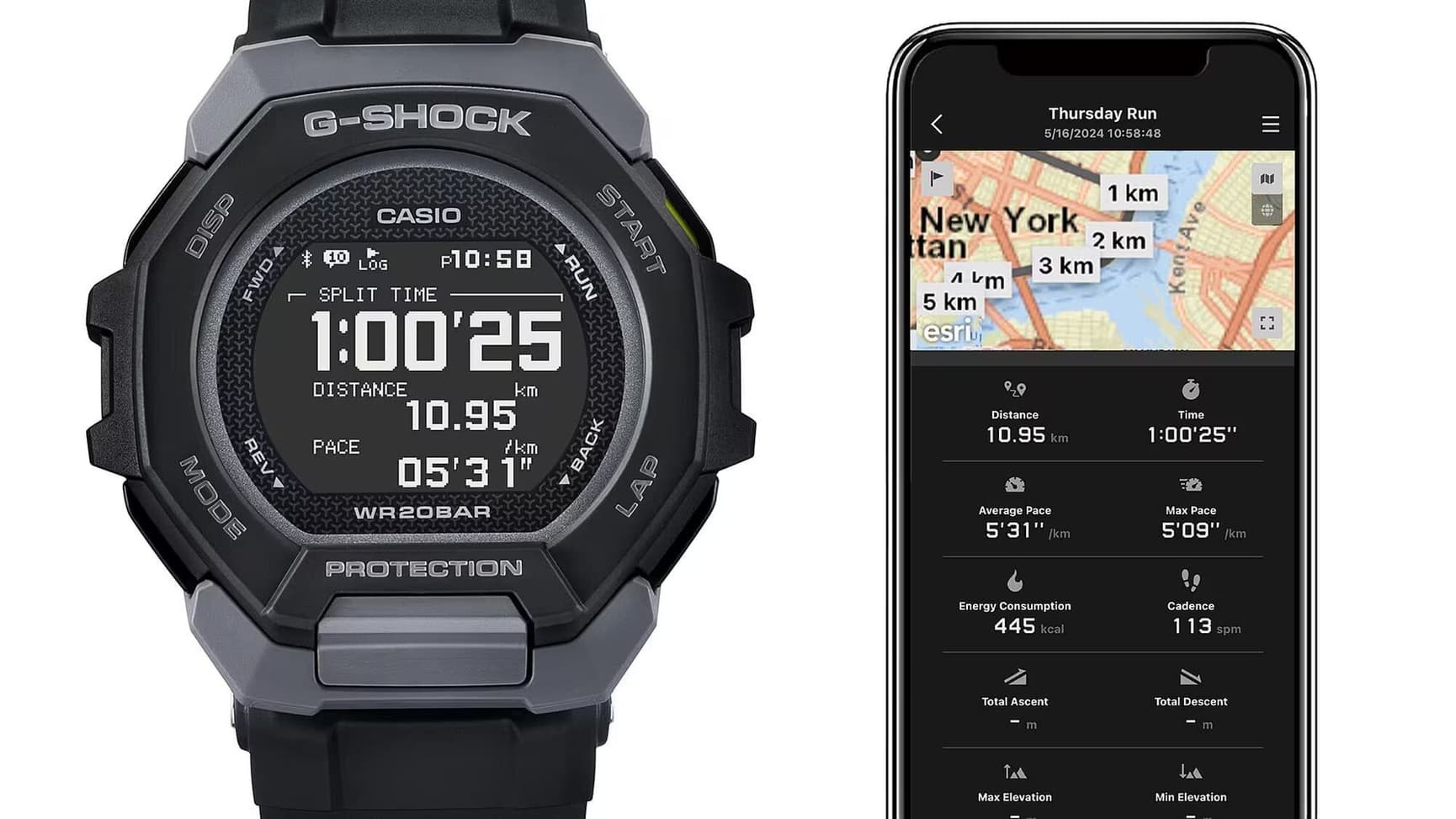 G-Shock GBD-300-1ER Black, view: 5