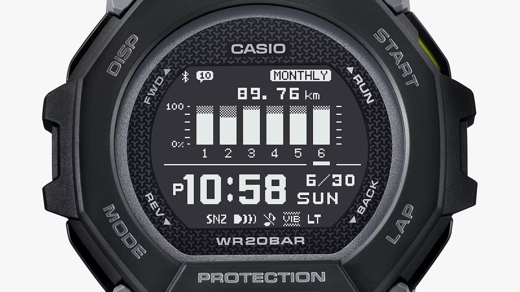G-Shock GBD-300-1ER Black, view: 2