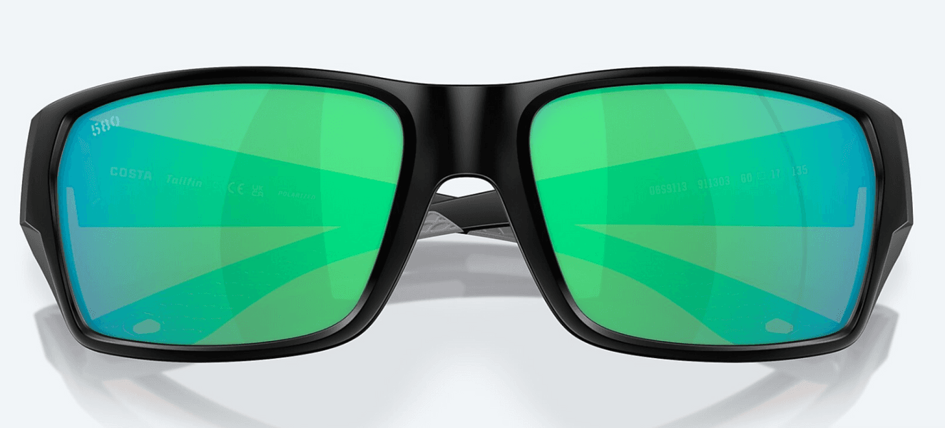 Tailfin Matte Black Green Mirror 580G, view: 2