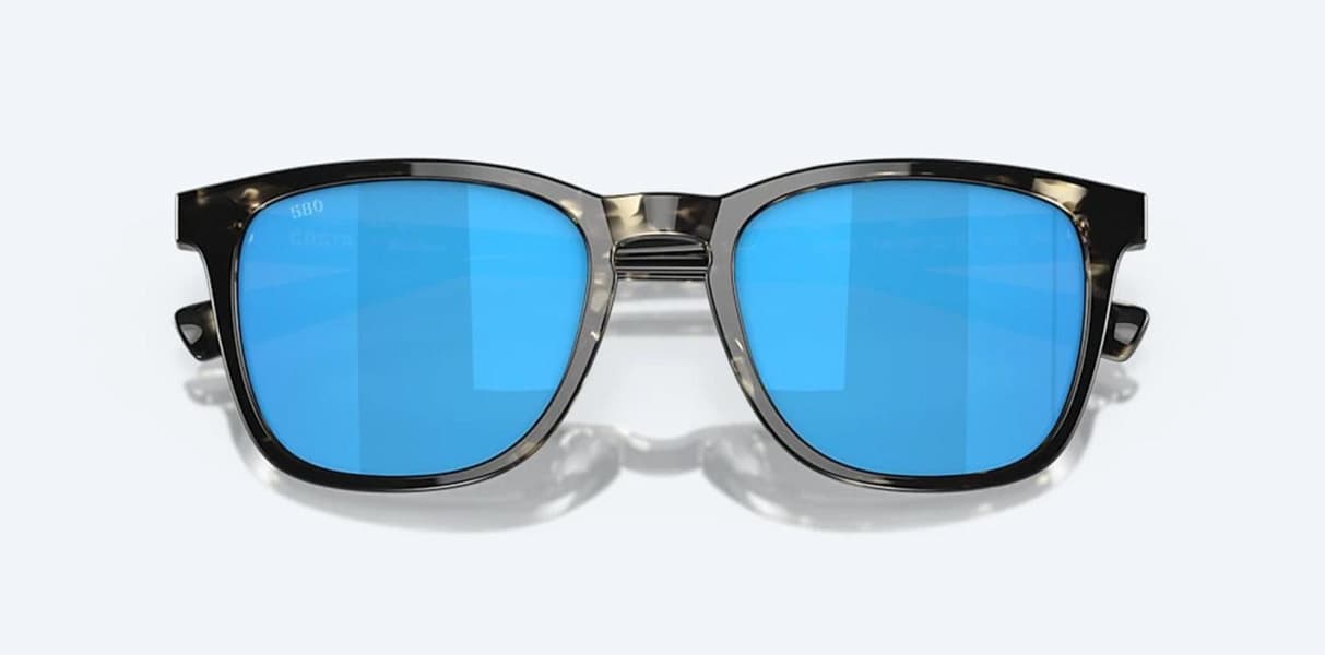 Sullivan Shiny Black Kelp Blue Mirror, view: 1