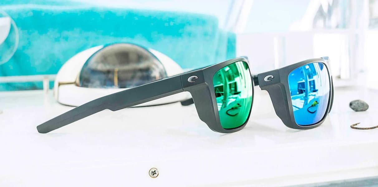 Ferg XL Shiny Gray Blue Mirror, view: 4