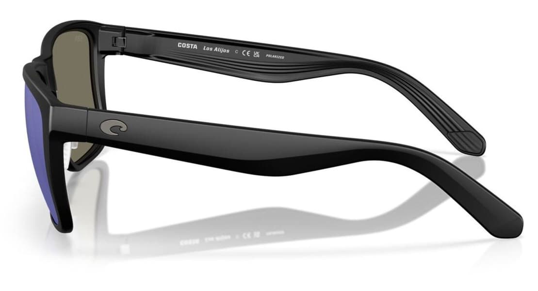 Los Alijos Matte Black Blue Mirror 580G, view: 3