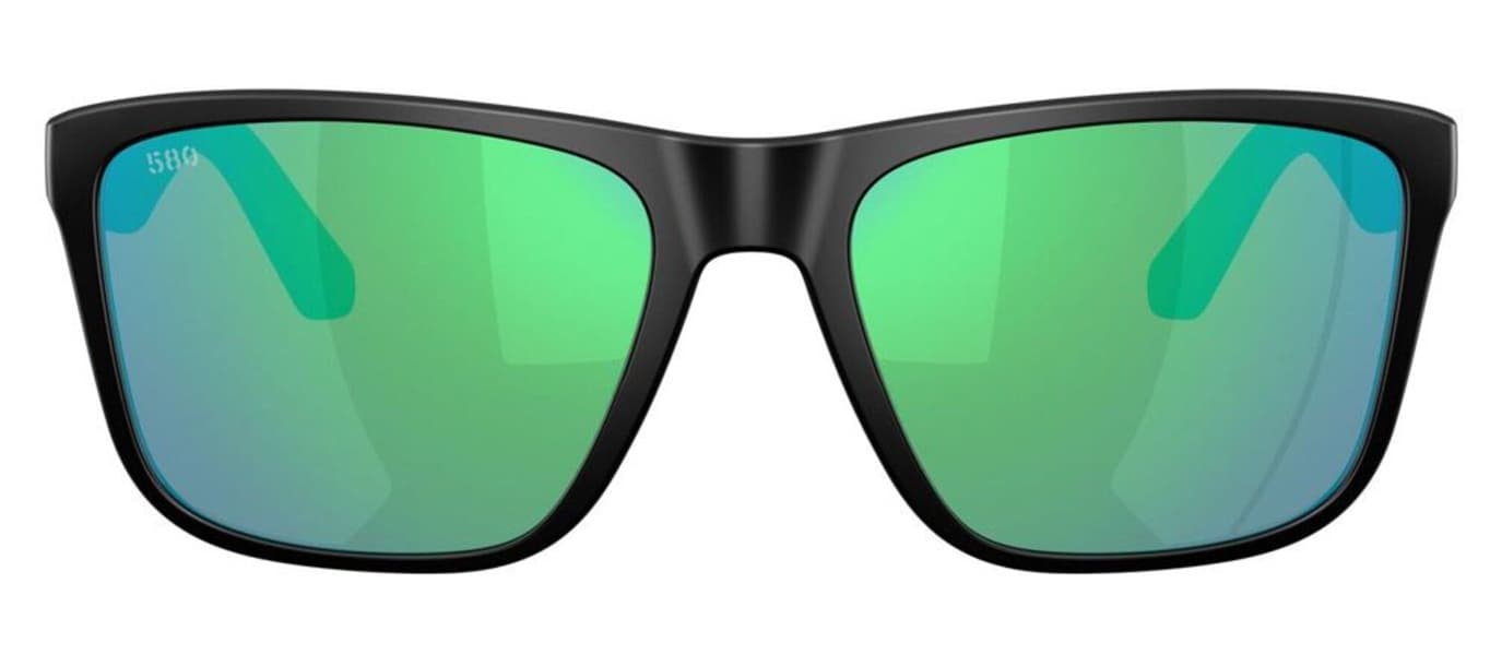 Los Alijos Matte Black Green Mirror 580G, view: 1