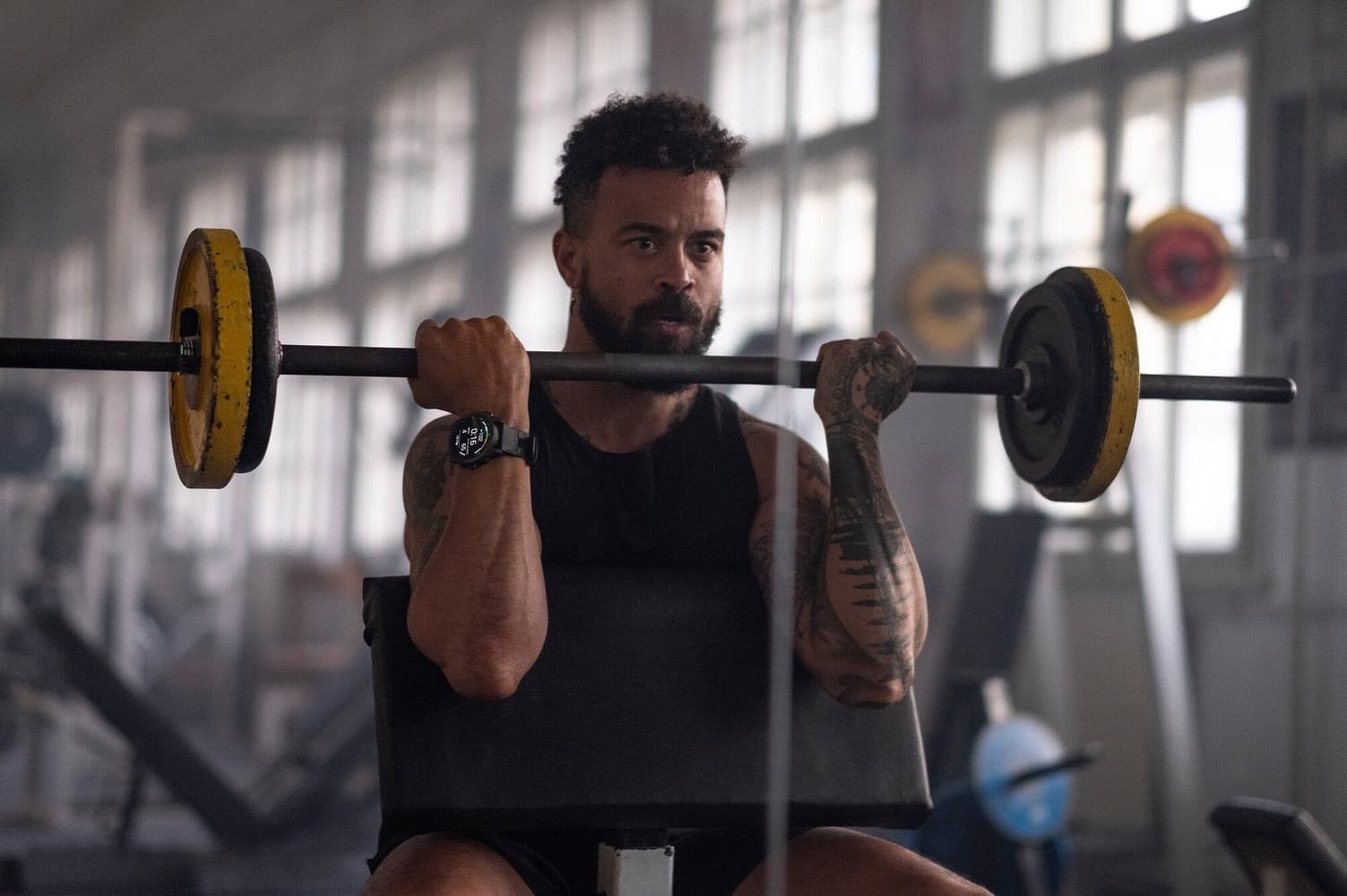 Fenix 8 SOLAR 51mm Sapphire Solar Bare Titanium / Graphite Amp Yellow, view: 12