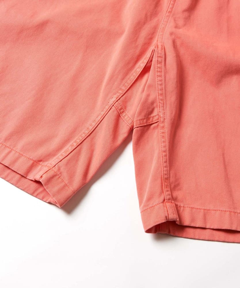 G-Short Pigment Dyed Deep Coral Pigment, view: 4