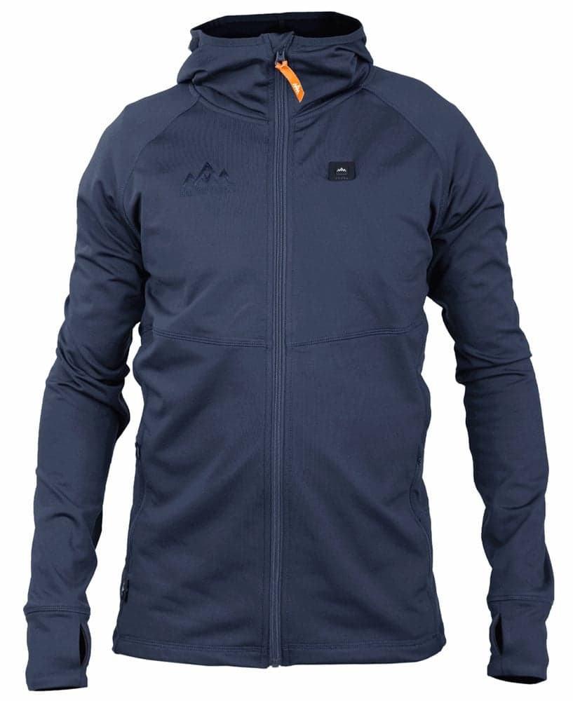 Heated Anyday Zip-Hoodie Marineblå, view: 0