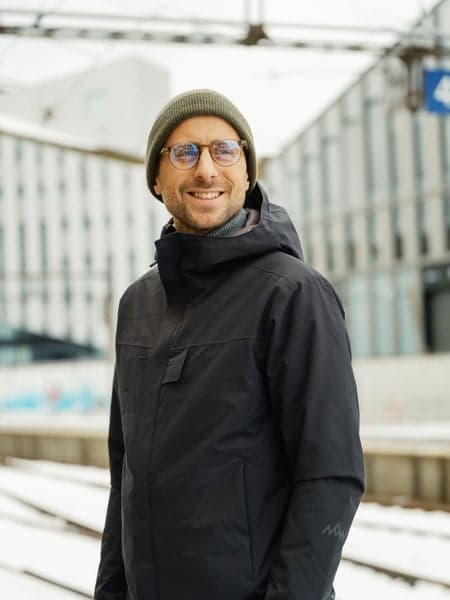 Heated Oslo Coat Mens Black, view: 5