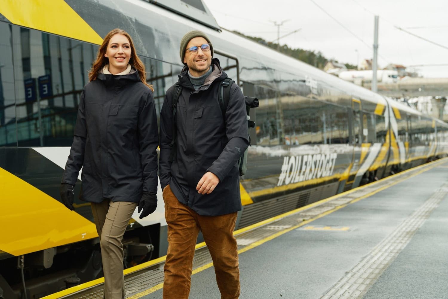 Heated Oslo Coat Mens Navy, view: 15