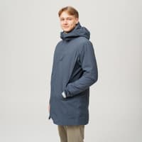 Heated Oslo Coat Mens Navy - view: 3