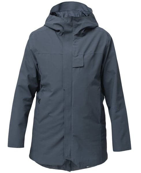 Heated Oslo Coat Womens Navy, view: 0