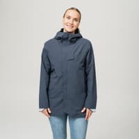 Heated Oslo Coat Womens Navy - view: 3