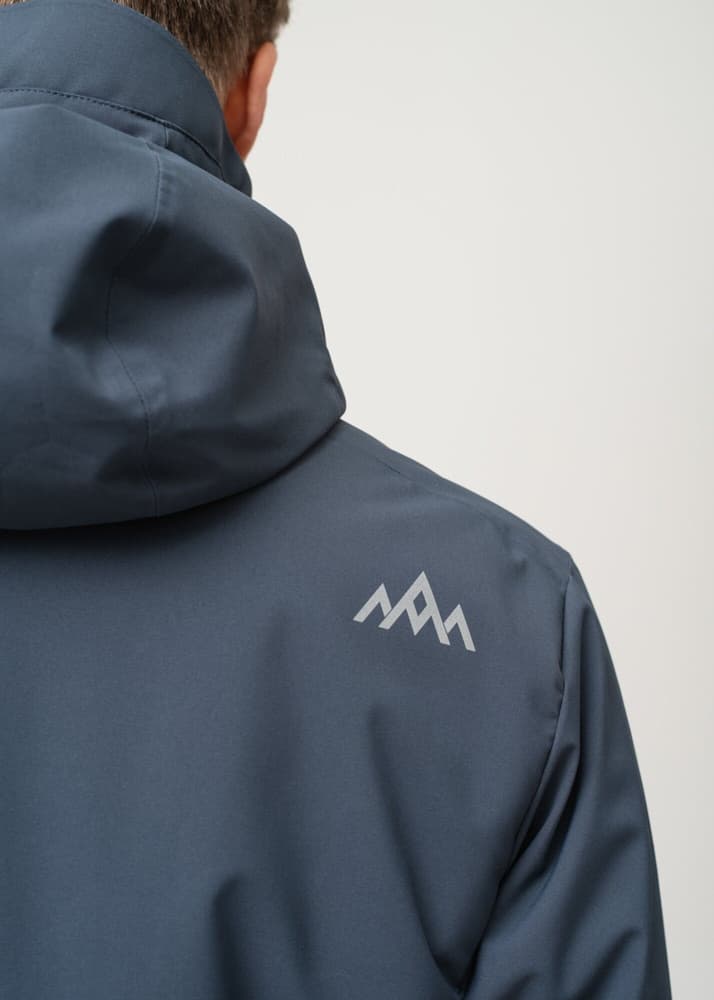 Heated Oslo Coat Womens Navy, view: 9