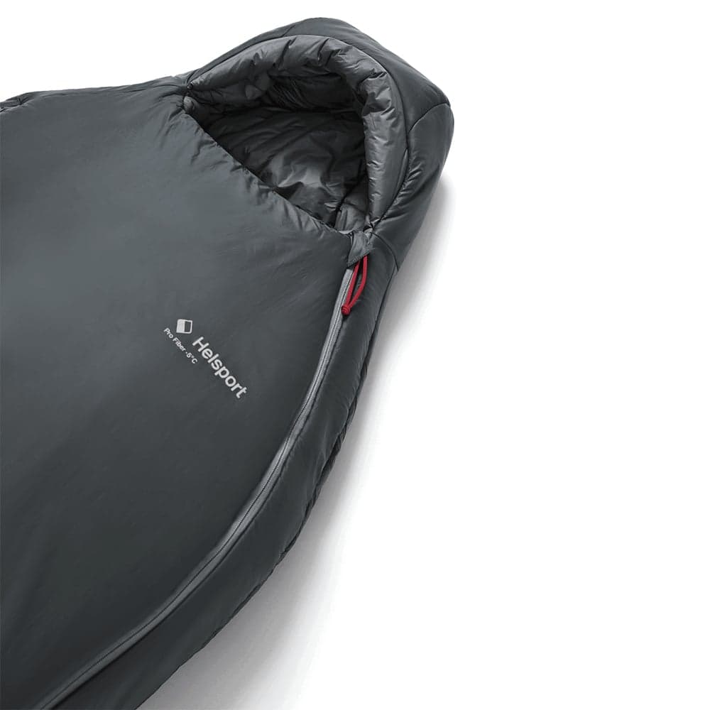 Pro Fiber -5 Sleeping Bag 185cm Smoky Grey / Ruby Red, view: 2