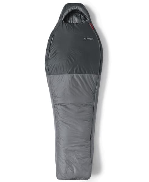 Pro Fiber -5 Sleeping Bag 185cm Smoky Grey / Ruby Red, view: 0
