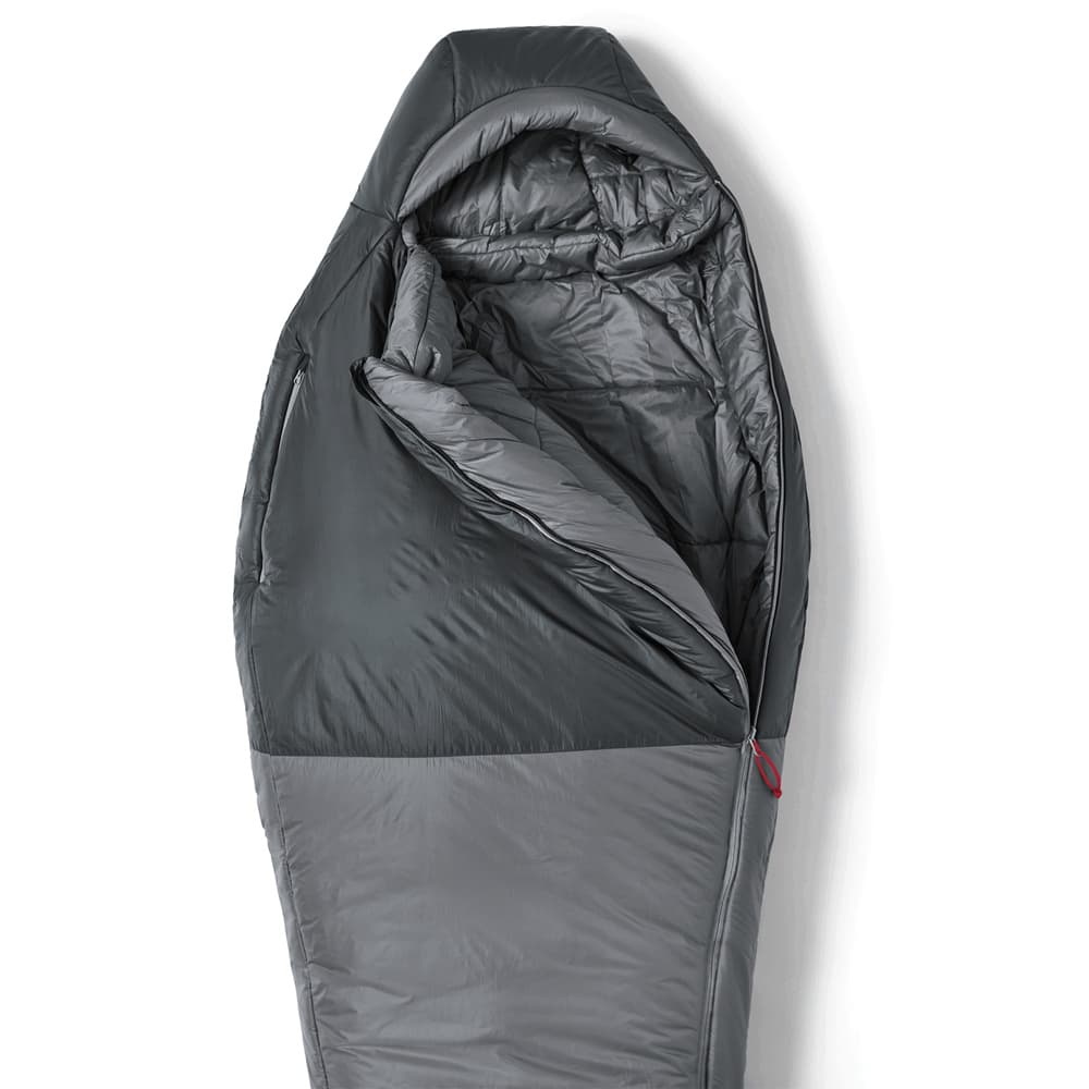 Pro Fiber -5 Sleeping Bag 200cm Smoky Grey / Ruby Red, view: 1