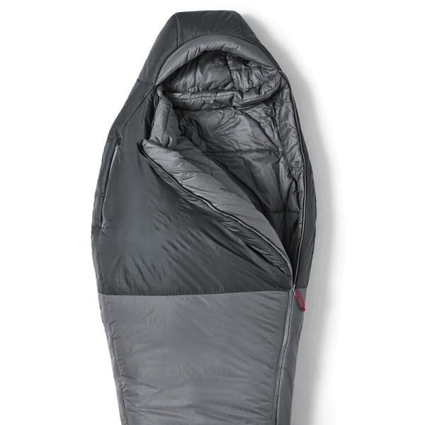 Pro Fiber -5 Sleeping Bag 200cm Smoky Grey / Ruby Red, view: 1