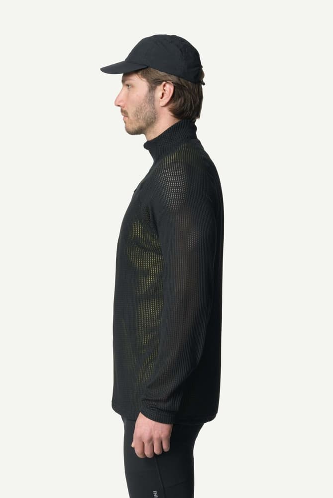 M's Pace Flow Half Zip True Black, view: 1