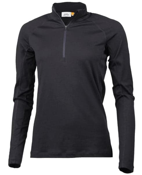Gimmer Merino Lt Ws 1/2 Zip Black, view: 0