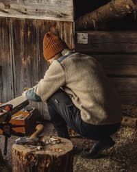 Saruk Wool Pile Mid Full Zip W Sand - view: 3