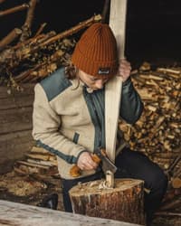 Saruk Wool Pile Mid Full Zip W Sand - view: 5