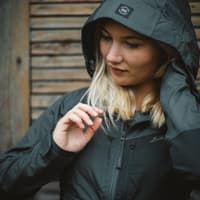 Tived Stretch Hybrid Jacket W Dark Agave/Seaweed - view: 1