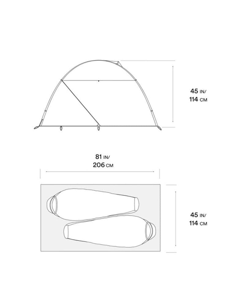 Ac™ 2 Tent Alpine Red, view: 4