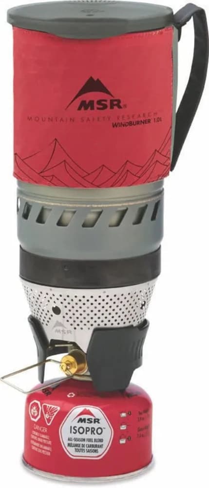 MSR WindBurner Personal Stove Red, view: 2