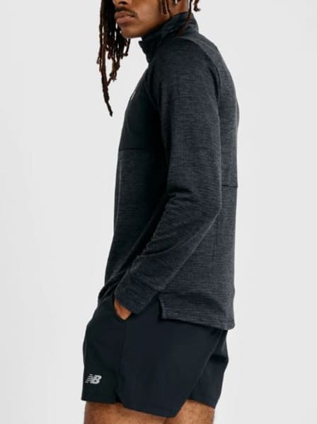 Athletics Heat Grid 1/2 Zip Black, view: 1