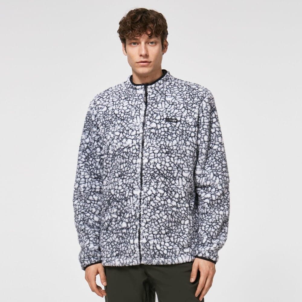 Hillside Sherpa FZ White Crackle Print, view: 3