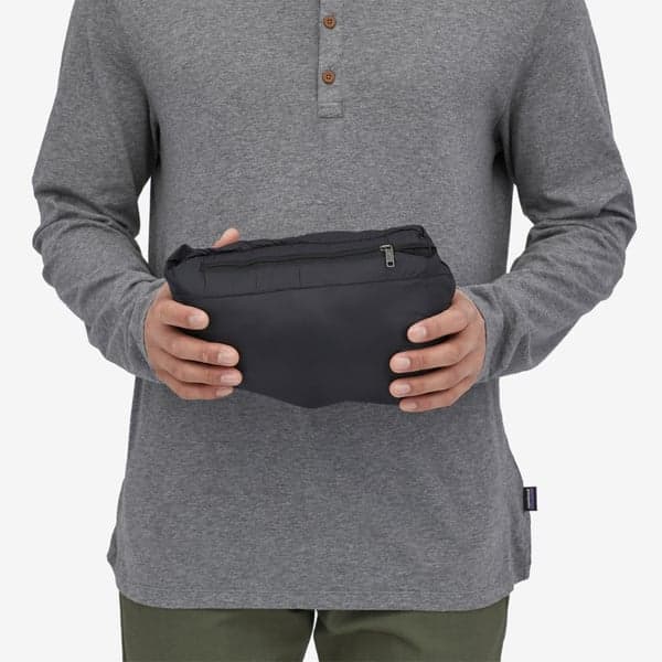 M's Down Sweater Hoody Black, view: 6