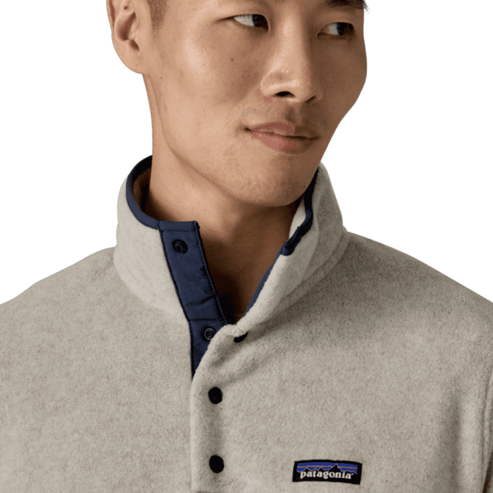 M's Lw Synch Snap-T P/O Oatmeal Heather W/New Navy, view: 5