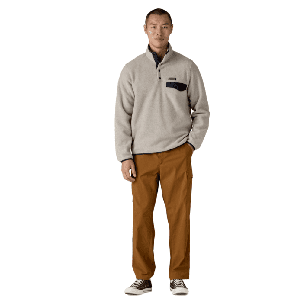M's Lw Synch Snap-T P/O Oatmeal Heather W/New Navy, view: 3