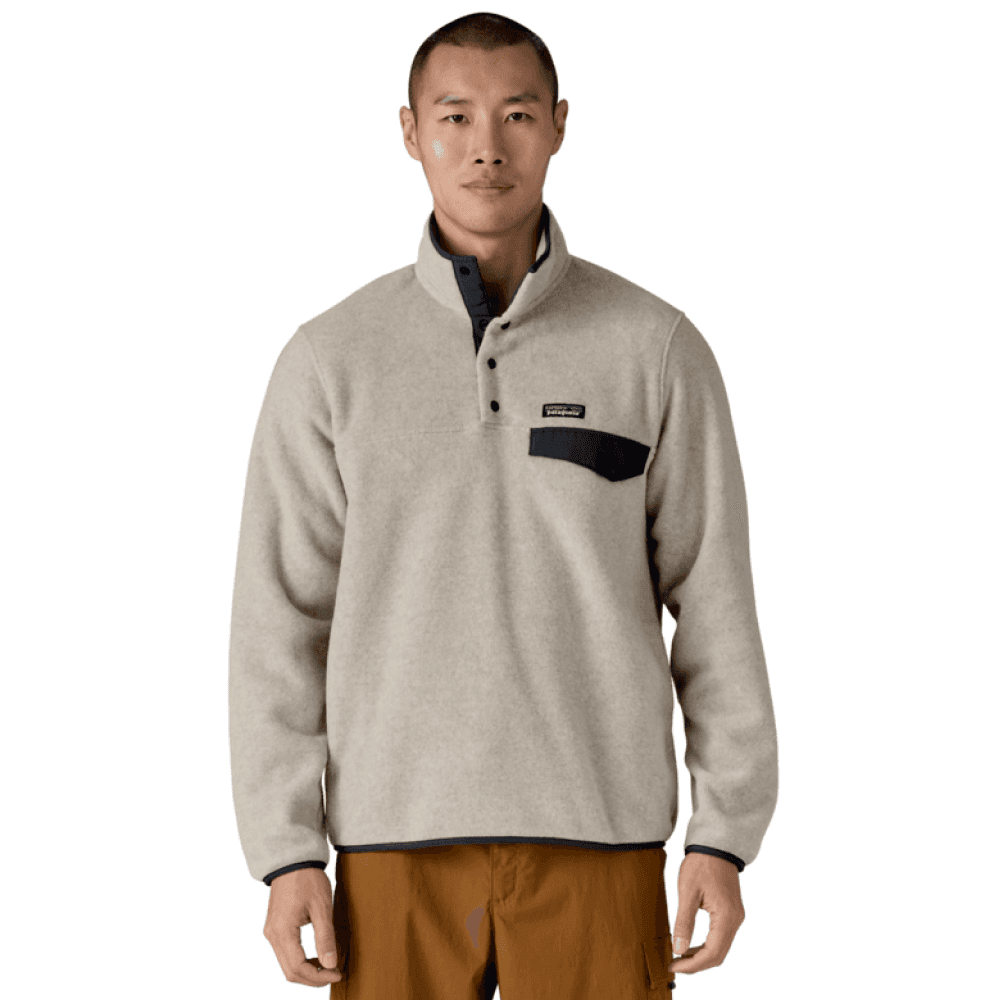 M's Lw Synch Snap-T P/O Oatmeal Heather W/New Navy, view: 1